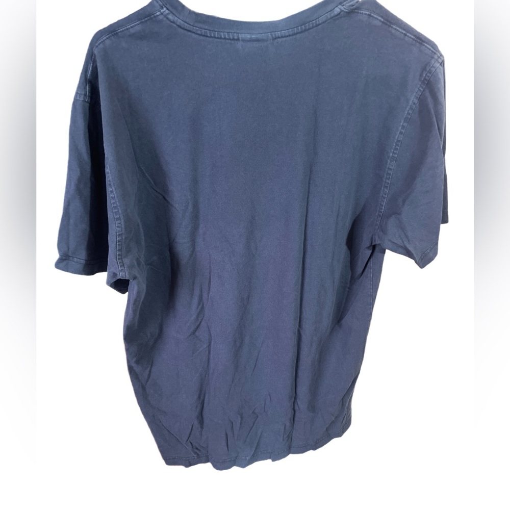 Brooks Brothers Blue Short Sleeve Tee with Embroidered Detail Size M - Picture 2 of 6